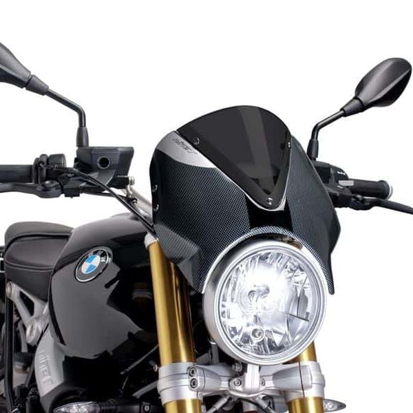 Полуобтекатель Puig Retrovision для BMW R nineT цвет под карбон