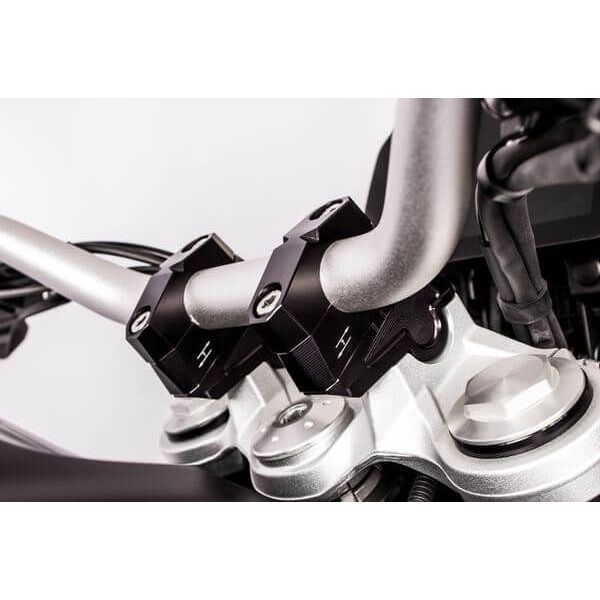 Проставки руля Gilles 1DGT регулируемые черные для BMW R 1300 GS