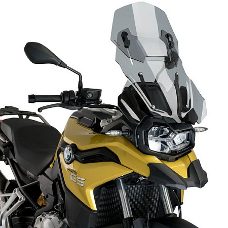 Стекло ветровое Puig Touring раздвижное регулируемое легкое затемнение для BMW F 750/800/850 GS
