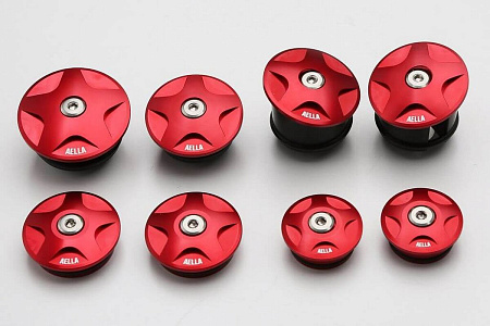 Крышки отверстий рамы Aella Red для мотоцикла Ducati Monster 937