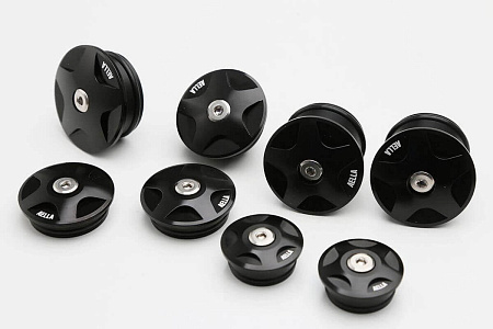 Комплект заглушек рамы Aella black для мотоцикла Ducati Monster 937